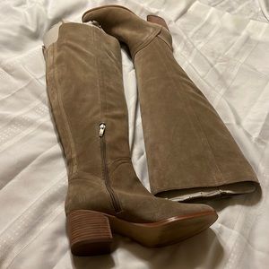 Marc Fisher Tan Heeled Boots